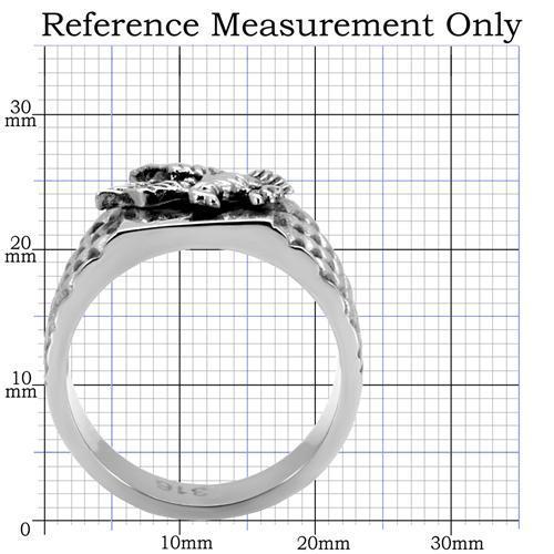 CJ7819OS Wholesale Men&#39;s Stainless Steel American Eagle Ring