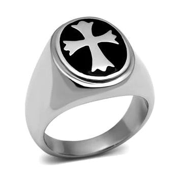 Rings Male Mars Symbol Black Center Stainless Steel Ring Rrj0059 13 Wholesale Jewelry Website 13 Unisex